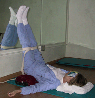 Legs up the Wall Restorative Yoga Pose